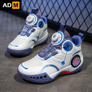 New Men's and Girls' Basketball Sports Shoes to Store Ankle Safety Function Shoes High Top Air Cushion Thick Sports Shoes