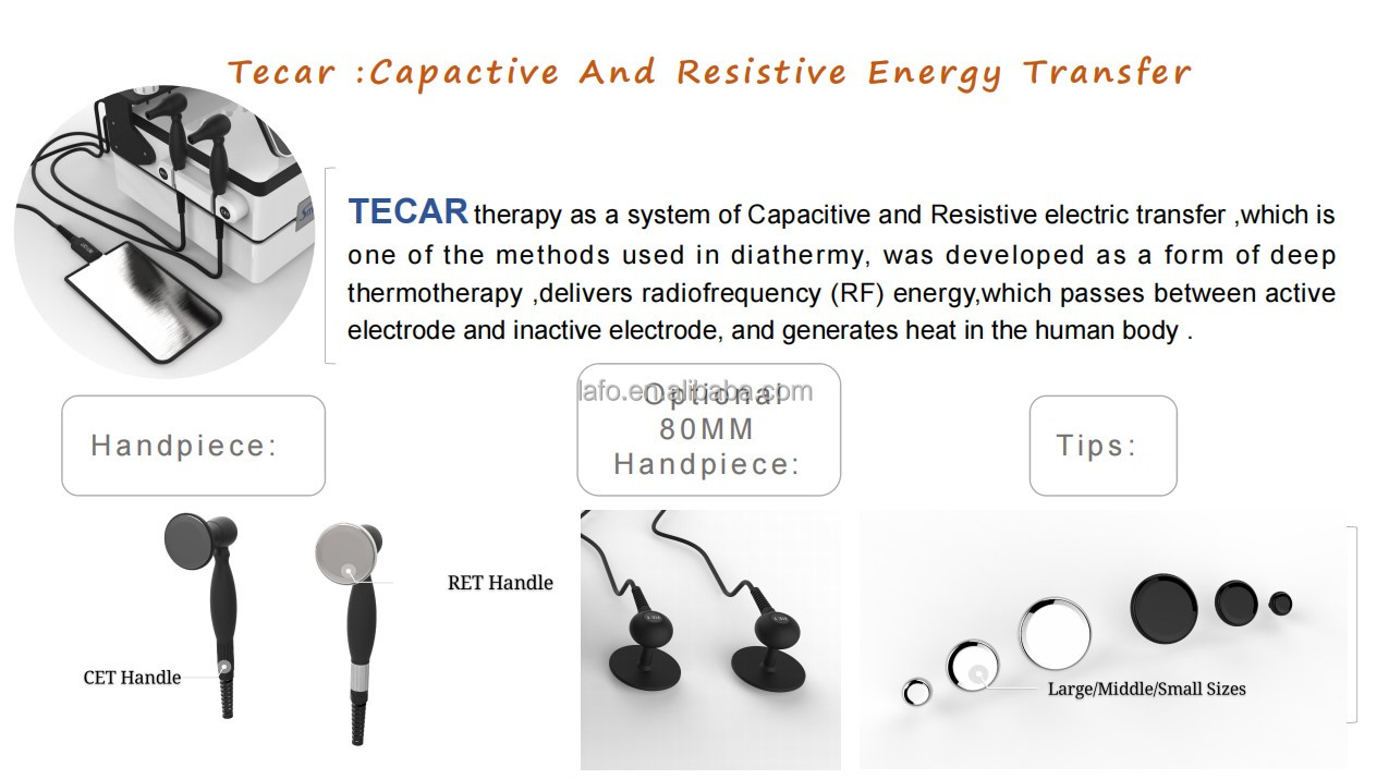 Factory phisiotherapy cet ret diathermy tecar body rehabilitation therapy/terapia tecar pain relief physio smart tecar m