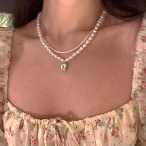 Offres Spéciales coréen mode perles collier perle ensemble de bijoux et véritable perle d'eau douce et perle ensemble de bijoux femmes pour cadeau de mère - Product Image 3