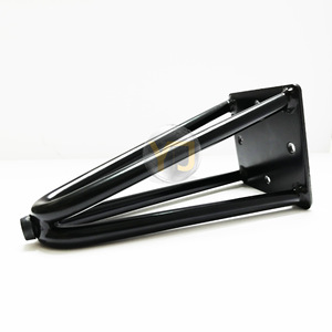Yijun Black Iron Furniture <b>Legs</b> 962Q Adjustable Modern Minimalist Cabinet <b>Sofa</b> Support Hair Clip Style Easy Installation - Product Image 5