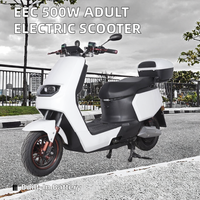 Scooter électrique haute puissance avec batterie au lithium 60V moteur d'assistance à pédale arrière à vitesse unique pour les trajets en ville