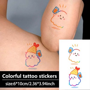 Autocollants de tatouage temporaire colorés <span class=keywords><strong>petit</strong></span> motif de nuage tatouage étanche adapté au visage, aux <span class=keywords><strong>bras</strong></span> et aux jambes - Product Image 4