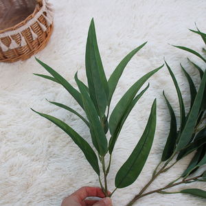 Faux Green Leaf Eucalyptus <b>Leaves</b> Forest Venue Soft Furnishings Flower Arrangement Silk Flowers Eucalyptus <b>Leaves</b> Home <b>Decor</b> - Product Image 2