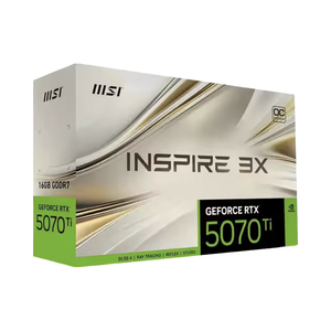 การ์ดจอ GeForce RTX 5070TI 16GB DDR ใหม่ PCI Express สำหรับเดสก์ท็อป พร้อมพอร์ต DP อินเทอร์เฟซ 256 บิต พัดลมระบายความร้อน DirectX 12 - Product Image 4