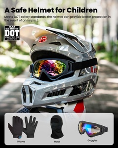 bike helmet w goggles gloves s m l ILM Youth Dirt Helmets Kids ATV Motocross BMX Off Road Motorbike with Mask DOT Model MT601Y (Matte Black, Youth-Small) : Automotive and comfortable with UV protection for summer and winter riding. 1storm Helmets Adult Small Dirt