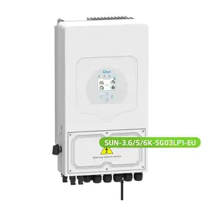 Güneş enerjisi depolama sistemi için Deye güneş invertör hibrid 3.6kw 5kw 6kw 8kw tek fazlı 230v