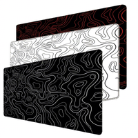 Tapis de Souris Gaming XXL Personnalisable en Caoutchouc, Tapis de Bureau en Tissu Polyester Étanche avec Logo Personnalisé, Tapis de Souris par Sublimation