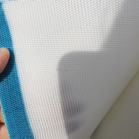 Tissu filtrant liquide en maille tissée de polyester pour le traitement des boues de pâte à papier, épaisseur 2 mm, pour la déshydratation