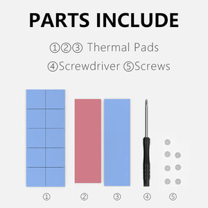 JEYIFactory M.<span class=keywords><strong>2</strong></span> 2280 SSD için çift taraflı soğutma soğutucu NVMe/NGFF PS5 için termal çözüm/PC silikon pedler-stok mevcut - Product Image 5