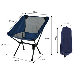 Chaise de camping pliante ultralégère et compacte pour l'extérieur, idéale pour la plage, le jardin, les pique-niques et la randonnée – Vente en gros - Product Image 3