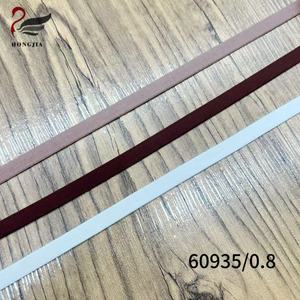 Bande élastique en polyamide souple de haute qualité, largeur 6 mm et 8 mm, pour sous-vêtements, bretelles de <span class=keywords><strong>soutien</strong></span>-<span class=keywords><strong>gorge</strong></span> et élastiques de bretelles - Product Image 6