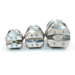 CY Hochwertige Edelstahl-Sprühdüse 650033 650017 1/4 CC Kleiner Durchfluss HVV Flachstrahl für <span class=keywords><strong>VEEJET</strong></span> Düse Neuzustand - Product Image 2