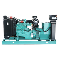Groupe électrogène diesel à moteur Cummins de type ouvert 135KW/169KVA, durable et à faible bruit