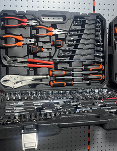 53 cái CR-V 1/4-inch Heavy-Duty Hướng dẫn sử dụng sửa chữa cờ lê kit đa chức năng nhựa Ổ cắm cờ lê Hộp sửa chữa ô tô Bộ công cụ - Product Image 6