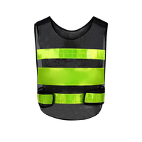 Gilet de sécurité réfléchissant imperméable de classe 2 pour la nuit avec logo personnalisé pour la patrouille de sécurité