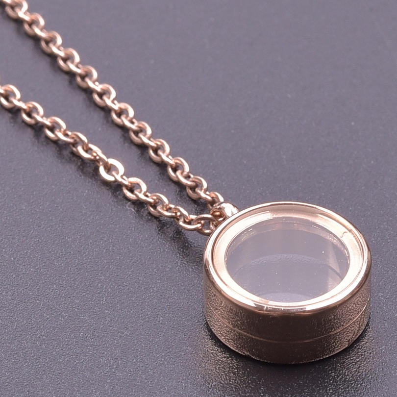 [Inner diameter 10mm] Rose gold + chain