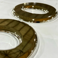 Insegna con Lettere in Acciaio Inox 3D a Finitura Specchio, Logo Personalizzato Non Illuminato, Segnaletica per Negozi, Branding Aziendale, Pubblicità IP65