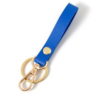 Premium High Quality Double Layers Leather <b>Key</b> <b>Rings</b> Keychain for Company Gift Personalized <b>Car</b> Keychain Pendant Ornament - Product Image 2