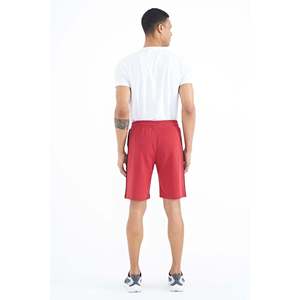 Shorts double face Air Jones pour homme, coupe standard, en mélange coton-polyester rouge, pour un usage décontracté en été, modèle 81244 - Product Image 6