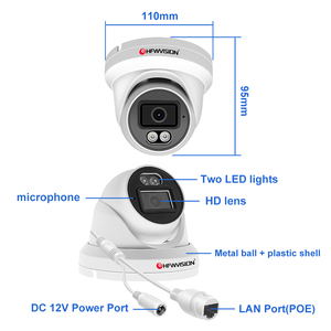 Système de caméra de sécurité <span class=keywords><strong>5MP</strong></span> 4K, caméra dôme IP PoE avec détection humaine, NVR PoE, vision nocturne, compatible avec la maison intelligente, caméra 25fps PoE - Product Image 6