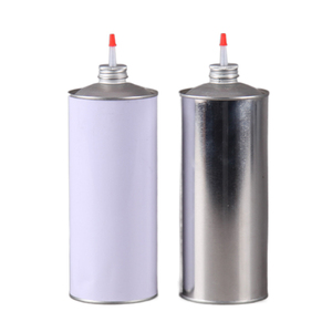 กระป๋องดีบุกกาวแผ่นเหล็กพีวีซีพร้อมฝาเกลียวกระป๋อง - Product Image 2