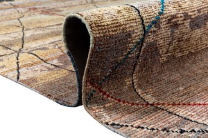 High End Handmade Tibetan Wool Silk Carpet Hand Knotted Designer Floor Rug with Custom Pattern for Living Room and Hotel Lobby - Product Image 3