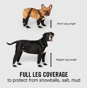 Nuevas Botas Impermeables Ajustables para Perros con Tirantes, Protectores de Patas para Nieve, Lluvia y Senderismo en Invierno - Product Image 5