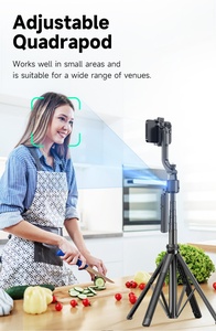 Rastreador DE CARA automático de 360 grados quadrapod C17 trípode giratorio ajustable soporte de teléfono <span class=keywords><strong>selfie</strong></span> <span class=keywords><strong>stick</strong></span> estabilizador con seguimiento AI - Product Image 3