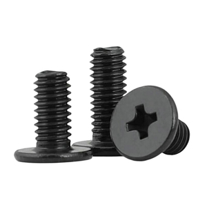 M1.2 M1.4 M1.6 M2 M2.5 M3 M4 M5 CM 블랙 카본 스틸/니켈 도금 필립스 나사 크로스 초박형 플랫 웨이퍼 헤드 볼트 금속 - Product Image 5