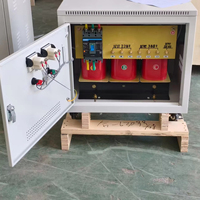 Transformateur triphasé SG 50 kVA 220 V vers 380 V avec disjoncteur d'entrée CE ISO9001 en stock, livraison rapide