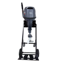 Nouveau moteur hors-bord OEM HSP en alliage d'aluminium CE 15 CV 4 temps à essence avec trim et tilt pour bateau, pièce de rechange