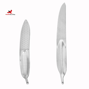 <span class=keywords><strong>Lime</strong></span> <span class=keywords><strong>à</strong></span> ongles professionnelle double face en acier inoxydable durable, vente en gros d'usine, réduction sur les achats multiples, outils de manucure - Product Image 1