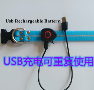 <span class=keywords><strong>Collar</strong></span> LED para perro, collares iluminados, luz intermitente recargable por USB, <span class=keywords><strong>Collar</strong></span> DE SEGURIDAD brillante para mascotas, caminar de noche, a prueba de agua - Product Image 6