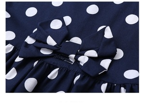 Vestidos de Niña al Estilo Coreano con Puntos Blancos, Vestido Largo de Princesa, Compras en Línea, Proveedor de China - Product Image 6