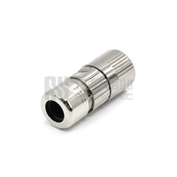 90 °   Connecteur circulaire industriel M23 à sertissage, alternative à la prise et à la prise de panneau installables sur site pour servomoteur