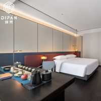 Solution complète tout-en-un pour mobilier de chambre d'hôtel commercial moderne de luxe 5 étoiles personnalisé