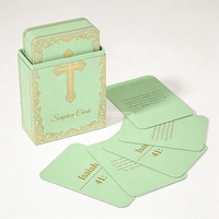 Cartes de bénédiction de mariage chrétien imprimées par le fabricant, cartes d'affirmation positive et de pleine conscience avec versets bibliques, personnalisables (OEM)
