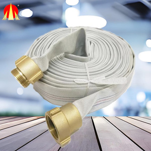 <strong>1</strong> <strong>1</strong>/<strong>4</strong> Inch <strong>Red</strong> <strong>Rubber</strong> Fire Flexible <strong>Hose</strong> with Brass Coupling for Firefighting Equipment &amp; Accessories - Product Image 5