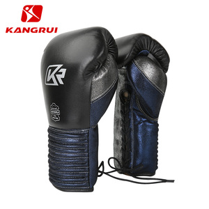 Guantes de boxeo de cuero de vaca para niños de alta calidad, Kickboxing de cuero PU impermeable profesional para deportes al aire libre, artes marciales - Product Image 5