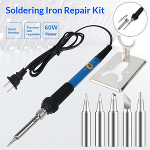 Temperature-Adjustable 60W 80W Digital Display <b>Electric</b> <b>Soldering</b> Iron Pencil Grip Fast Heating Welding Repair Crafts DIY - Product Image 4