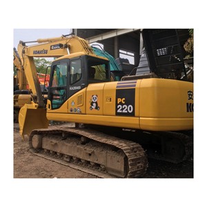 Komatsu รถขุดมือสอง PC220รถไฮดรอลิกตีนตะขาบรถ PC35MR สภาพดี PC210 PC55MR PC40MR - Product Image 1