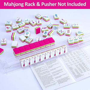 Premium 4 Layer Engraved Acrylic American <b>Mahjong</b> Tiles <b>Set</b> with Carrying Bag Luxury 160 Tiles American <b>Mahjong</b> <b>Set</b> for Party - Product Image 6