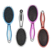 Peigne à coussin d'air démêlant en plastique pour cheveux bouclés mouillés et extensions capillaires – Outil de coiffage professionnel