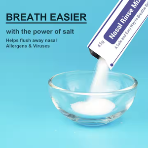 Sal Nasal al 0.9% al por Mayor para Irrigación Nasal con Neti Pot, Paquetes de Solución Salina con Alivio del Dolor, Limpiador Nasal - Product Image 3