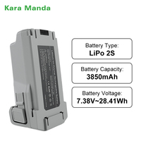 Batterie de Vol Intelligente Kara Manda pour Drone DJI Mini 3 & 4 Pro, 3850mAh Lipo 2S