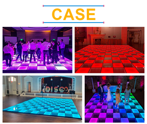 Tapis de sol lumineux à LED pour piste de danse avec passerelle intégrée - Product Image 4