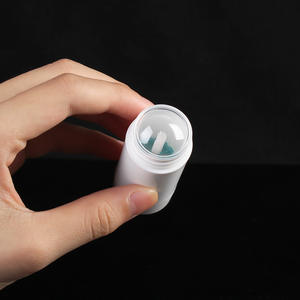 Envases de Plástico para Desodorante de 15 <span class=keywords><strong>ml</strong></span>, 30 g, <span class=keywords><strong>50</strong></span> g, 75 g, 2.5 oz, Botella de Desodorante Vacía con Relleno Inferior, Blanca y Negra, para Barra Solar - Product Image 3