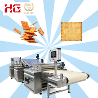 Ligne de production automatique de biscuits et de snacks HG avec mélangeur de pâte, ligne de production de biscuits fourrés, biscuits sandwich