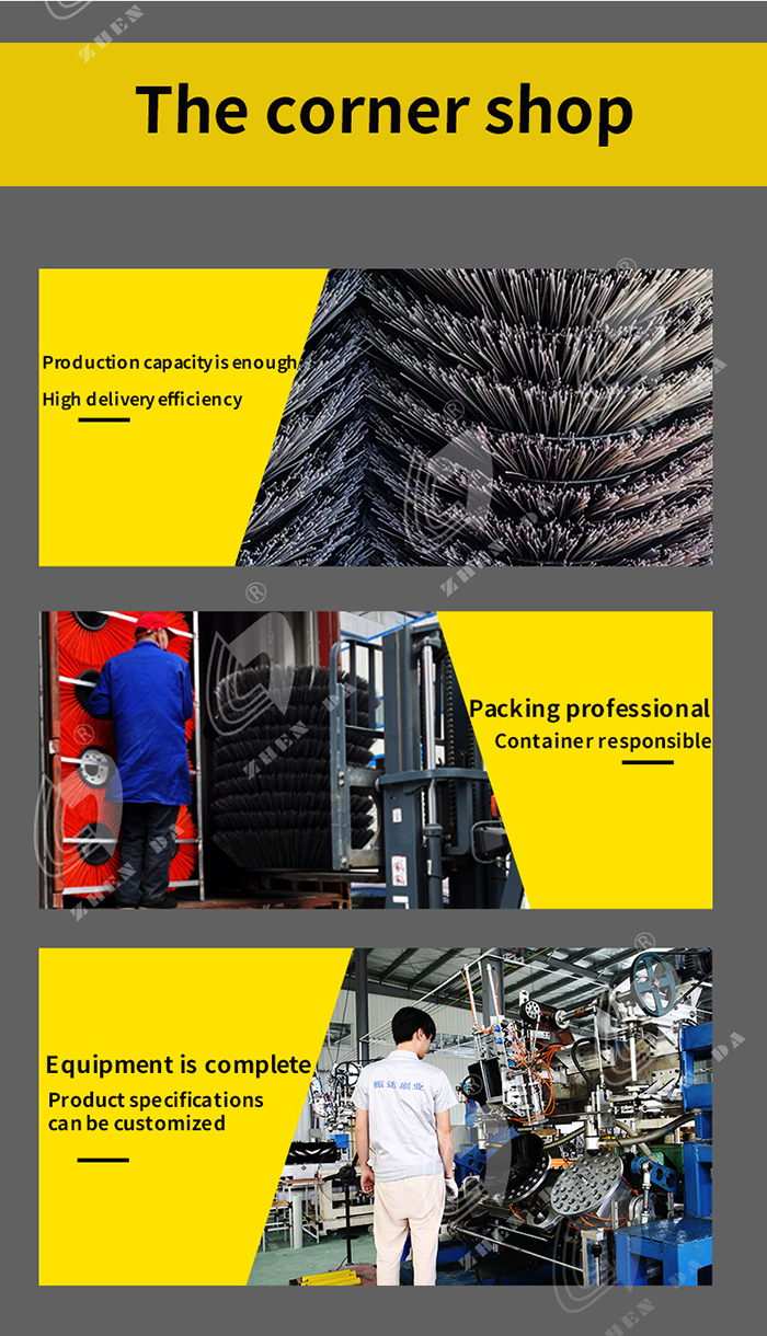 Zhenda Dulevo 5000 Side Street Sweepe Brush Flat Steel Wire