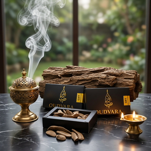 ซานไน ซาฟราน 50 กรัม ไม้กฤษณาธรรมชาติ พร้อมกลิ่นอบอุ่นแบบเครื่องเทศ สำหรับการเผาบัคฮูร์ กลิ่นหอมสร้างบรรยากาศ และช่วยให้ใจสงบ - Product Image 3